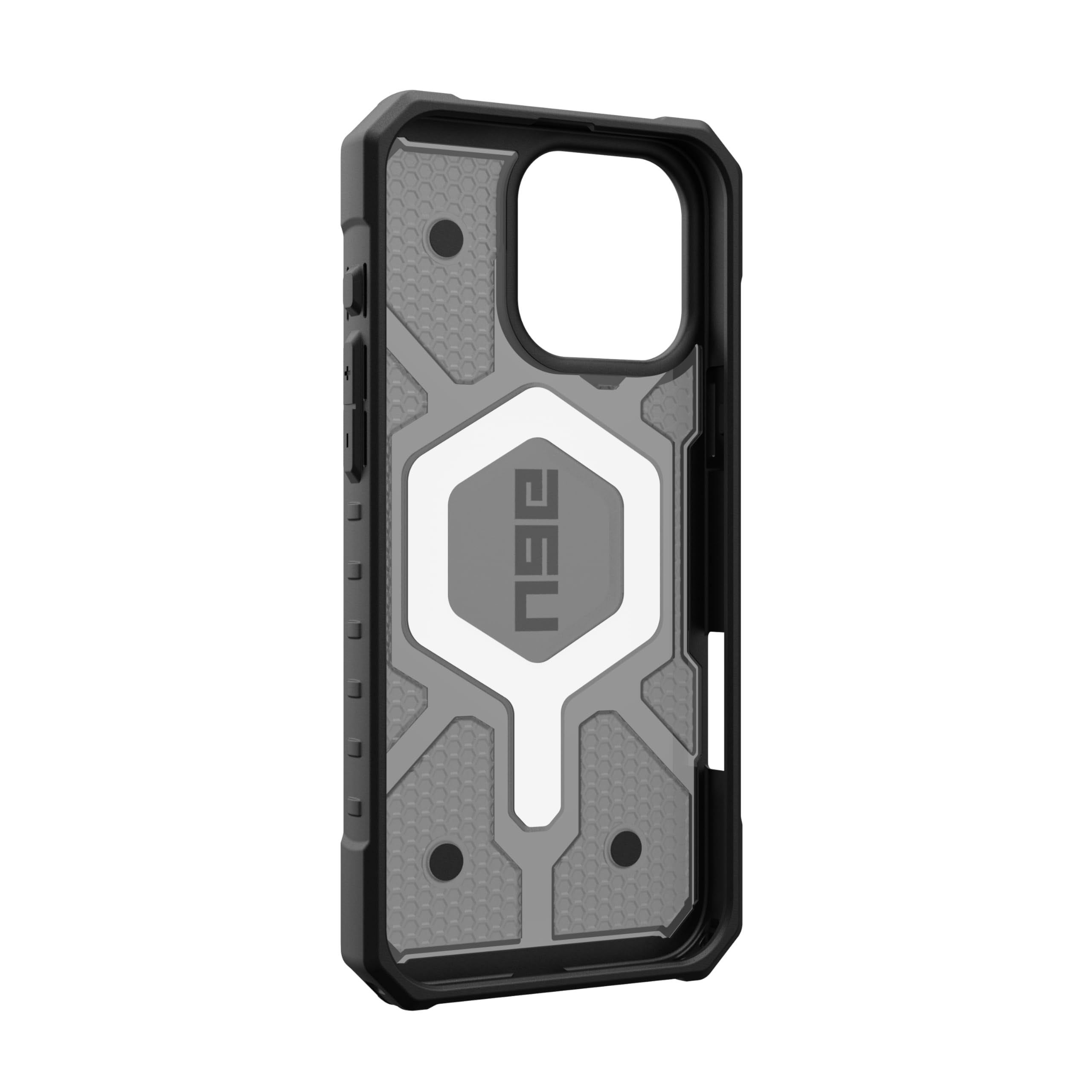 UAG iPhone 16 Pro Max Case 6.9" Pathfinder Clear - Compatible with MagSafe Charging Rugged Shockproof Anti-Slip Military Grade Protective Cover, Ash