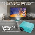 thumbnail image 4 of Proyector RCA con reproductor de DVD incorporado Bluetooth 1080P, 4 of 7