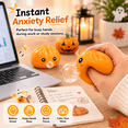 thumbnail image 2 of Stress Squeeze Balls, Rainbow Squish Dumplings, Bun Squishies with Steamer Box, Satisfying Soft Hand-Pinching Sensory Toys, Stretchy Ball for Adults and Home Office Use, 2 of 8