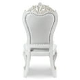 thumbnail image 6 of Furniture of America Alernit Traditional Nailhead Trim Dining Chairs, White (Set of 2), 6 of 13