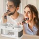 thumbnail image 5 of Caja organizadora de almacenamiento de cepillos de dientes | Estante de plástico para encimera de baño | Portapelo para cepillo de dientes multicompartimento | Drenaje rápido | Diseño duradero y, 5 of 6