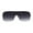 Clear Smoke, variant on Mens Robotic Flat Top Minimal Shield Mob Sunglasses Clear Smoke