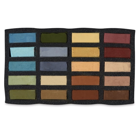 Art Spectrum Extra Soft Square Pastels - Arid Landscape, Set of 20