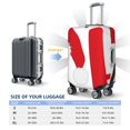 thumbnail image 6 of Balery Luggage Cover HOHOHO Christmas Print Suitcase Covers for Luggage Elastic Washable Suitcase Protector Fits 18-32 Inch Luggage-Large, 6 of 9