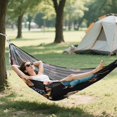 thumbnail image 6 of Hanging Hammock Portable Travel Camping For Outdooor Beach Camping Hiking Dogs Wearing Different Colored Coats, 6 of 8