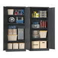 thumbnail image 6 of Daatumm 71" Tall Metal Garage Cabinet with Lock, Black Steel Storage with Doors & 3 Adjustable Shelves, Multi-Use for Garage/Home Office/Pantry (Heavy-Duty & Space-Saving), 6 of 13