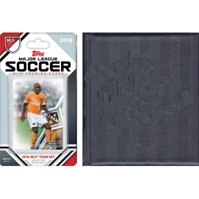 C&I Collectables DYNAMO18 MLS Houston Dynamo Licensed 2018 Topps Team Set & Storage Album