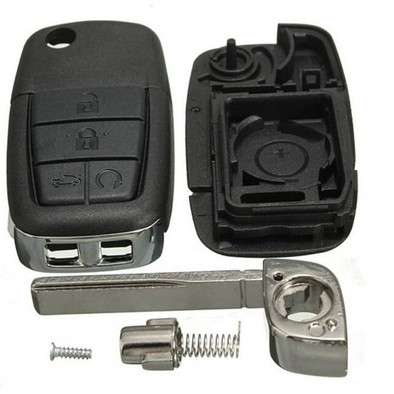 MLINS Folding Key 4   1 5 Buttons Tail Car Key Shell 1 Set Compatible with Pontiac G8 Black