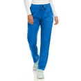 thumbnail image 5 of Hey Collection Womens Stretch Colorful Cargo Mock Neck Scrubs Set, Medical Nursing Tops with Four Pocket Scrubs Straight Leg Pants, 5 of 5