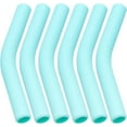 thumbnail image 3 of Metal Straw Covers,Bexikou 12Pcs Silicone Straw Tips,Green Food Grade Straws Tips Covers Only Fit for 5/16 Inch Wide(8MM Outdiameter) Stainless Steel Straws, 3 of 6
