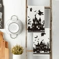 thumbnail image 3 of Sm:)e Haunted House Tree Black White Spooky Ghost Witch Halloween Kitchen Towels Dish Towels 18x26 Inch Set of 2, 3 of 6