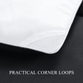thumbnail image 7 of Aisbo Black/White Full Size Comforter Set,3-Pieces Reversible Comforter Set Soft and Lightweight,All Season Down Alternative Bed Comforter with 2 Pillow Shams, 7 of 7