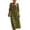 A108-Army Green, variant on Women's Midi Dresses Cotton Blend 3/4 Puff Sleeve Square Neck Bow Knot Front A Line Dress Flowy Summer Casual Daily Dresses