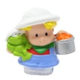 thumbnail image 6 of Replacement Part for Collectible Fisher-Price Little People Petting Zoo Safari Playset N4629 - Replacement Eddie Figure as Zookeeper or Guide With Frog and Bucket, 6 of 6