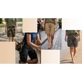 thumbnail image 6 of TRGPSG Women's Cargo Shorts, 9-Pocket Cotton Blend Utility Shorts for Hiking and Work, Mid-Rise Relaxed Fit Summer Apparel,Deep Camo Size 12(No Belts), 6 of 8