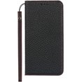 thumbnail image 6 of iPhone 8 Plus Genuine Cowhide Leather Wallet Case,Headset Winder,Flip Folio Magnetic Closure,Card Holder Slots,Kickstand,Cash Pockets Wrist Strap Cover Case for iPhone 7 Plus,5.5",Black, 6 of 9