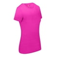 thumbnail image 3 of Natural Uniforms Women's Short Sleeve Round-Neck T-Shirt Under Scrub (Neon Pink, X-Small), 3 of 5