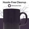 thumbnail image 6 of Omniware Teaz Cafe 11 oz Classic Mug, Set of 4 - Vintage Stoneware Coffee Cups, Nostalgic 50s-Inspired Drinkware, Rustic Farmhouse Aesthetic, Dishwasher Safe, Ideal for Tea or Espresso (Aubergine), 6 of 7