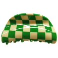 thumbnail image 5 of Una pinza para el pelo de cuadros de acrílico con sujeción fuerte, accesorio para mujer, 5 of 5