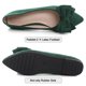 thumbnail image 4 of Zapatillas de ballet SAILING LU para mujer, de gamuza verde, talla 6, 4 of 7