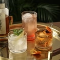 thumbnail image 6 of Viski Beau Lowball Tumblers, Drinking Glasses, Glass Cups, 11oz Set of 4, 6 of 10