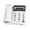 White, variant on Corded Phone Landline Phone Landline Telephone with Call Display for Office Hotel Home Bathroom
