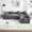 106" Gray, variant on Timbernest 108" Modular Sectional Sofa with L-Shape Chaise, Oversized Cloud Couch, Convertible Sleeper Sofa, Folding Corduroy Sofa Bed for Living Room, Gray