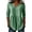 #68Green, variant on 3/4 Length Sleeve Womens Tops V Neck Striped Linen T Shirts Summer Clothes Basic Blouses Dressy Shirts