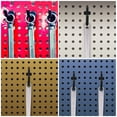 thumbnail image 3 of BESTYASH For Home Organization 80Pcs Heavy Duty J-Shape Peg Board Hangers Black, 3 of 8