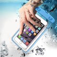 thumbnail image 2 of Estuche impermeable para teléfono inteligente negro [paquete de 2] Estuche impermeable IPX8 para teléfono iPhone 13, 12 Pro Max, Se 3, 11, 11 Pro, Xs Max, Xr, 8, 7, Galaxy S22/s21/, 2 of 5