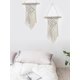 thumbnail image 5 of Tapiz de pared de macramé con cuerda de algodón LzGUNGY tapiz bohemio tejido a mano, 5 of 5