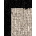 thumbnail image 7 of Unique Loom Infinity Shag Collection Area Rug - Jinko (8' Square Onyx Black), 7 of 7