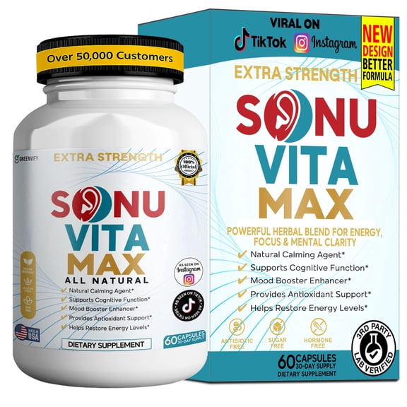 GreenVify Sonuvita Max Daily Support Dietary Supplement