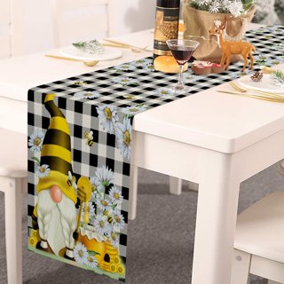 Table Runner With Bees, Honey Bee Print Décor, Bee Fabric Linen, Bumblebee  Kitchen Decoration, Gift for Bee Lover, Gift Idea for Beekeeper 