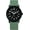 Green Black, variant on Nurse Watch for Nurses, Doctors, Medical Professionals, Easy to Read Waterproof Women's Men Medical Watch Luminous Dial 12/30 Hour Display, Soft Breathable Silicone Band Replaceable.