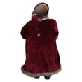 thumbnail image 4 of Northlight 24" Burgundy Santa Claus with Teddy Bear Christmas Figure, 4 of 5