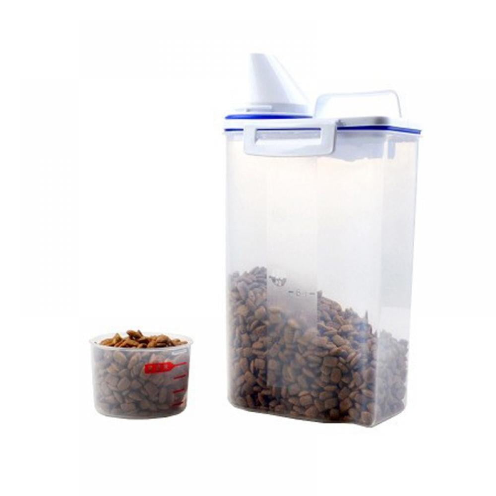 3.5L Cereal Dry Dog Pet Animal Food Storage Container Box Dispenser Pasta Rice 