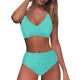thumbnail image 4 of Traje de baño para mujer, moda para mujer, traje de baño sólido sin mangas, push-up, acolchado, traje de baño, ropa de playa, trajes de baño para mujer, 4 of 6