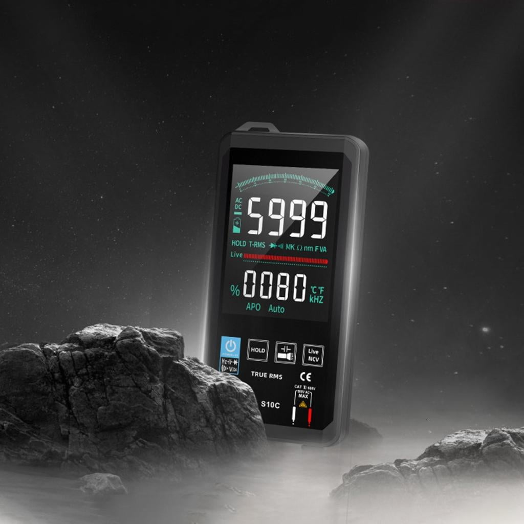 CEORPER Digital Multimeter 6000 Counts TRMS Auto-Ranging Color LCD Screen Voltmeter Fast Accurately Measures Voltage Current