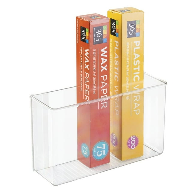 Contenedor organizador de almacenamiento mDesign Line para pared de cocina
