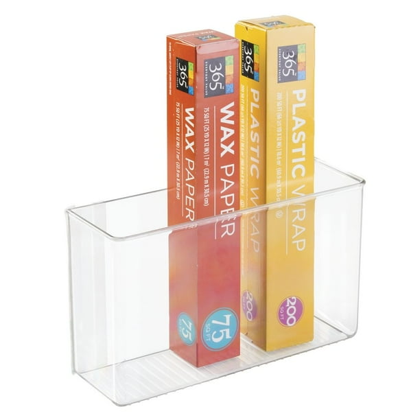 Contenedor organizador de almacenamiento mDesign Line para pared de cocina