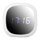 thumbnail image 3 of Verdant Touch Reloj despertador digital para el hogar, multifuncional, LED, para escritorio, maquillaje, superficie de espejo, reloj silencioso digital para dormitorio, blanco, 3 of 10