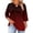 Wine, variant on Lkhaha 2026 Womens T Shirts Fashion Tops Hollow Out Collar Short Sleeve Casual Crew NeckDaily Clothing Black 2XL