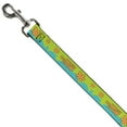 thumbnail image 4 of Scooby Doo Pet Leash, Dog Leash, Scooby Doo The Mystery Machine Paint Job Green Aqua Orange, 4 Feet Long 0.5 Inch Wide, 4 of 4