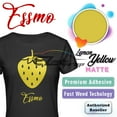 thumbnail image 1 of ESSMO Lemon Yellow Matte Solid Heat Transfer Vinyl HTV Sheet T-Shirt 20" Wide Iron On Heat Press DP14 20"x72", 1 of 7