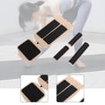 thumbnail image 5 of Almencla Single Leg Balance Board Balance Training Wooden Indoor Multipurpose Trainer feet design, 5 of 5