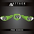 thumbnail image 4 of Attack Graphics Pro Series Number Plate Backgrounds for Kawasaki KLX110 2003, 4 of 4