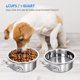 thumbnail image 4 of Cuencos colgantes de acero inoxidable para perros, gatos, loros, jaula, caseta, platos alimentadores para mascotas, suministros de alimentación y riego, 4 of 5