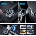 thumbnail image 2 of Adaptador De Cargador De Coche Adaptador de cargador de coche de 72 W con cable de 1,5 m Adaptador de corriente de 5 puertos para Samsung Huawei, 2 of 8