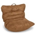 thumbnail image 2 of Big Joe Roma Bean Bag Chair, Rustic Tan Vintage Suede, 3 feet, 2 of 9